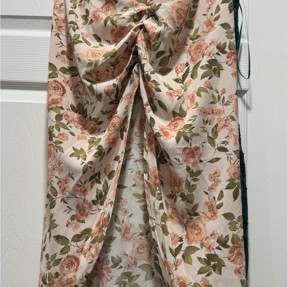 Floral Print Women's Two Piece Outfit